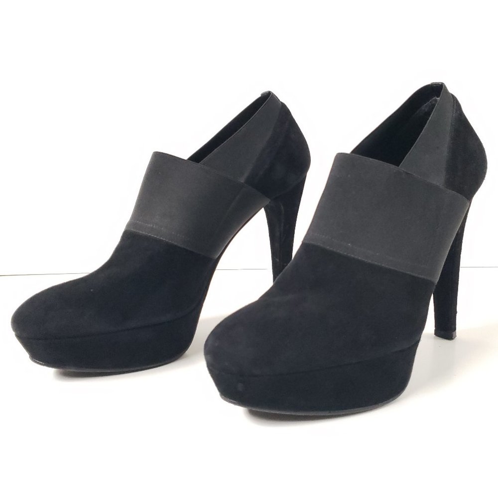 Stuart Weitzman Black Suede Kilgore Boot